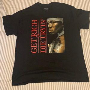 50 Cent Official 2023 Final Lap Tour T Shirt
